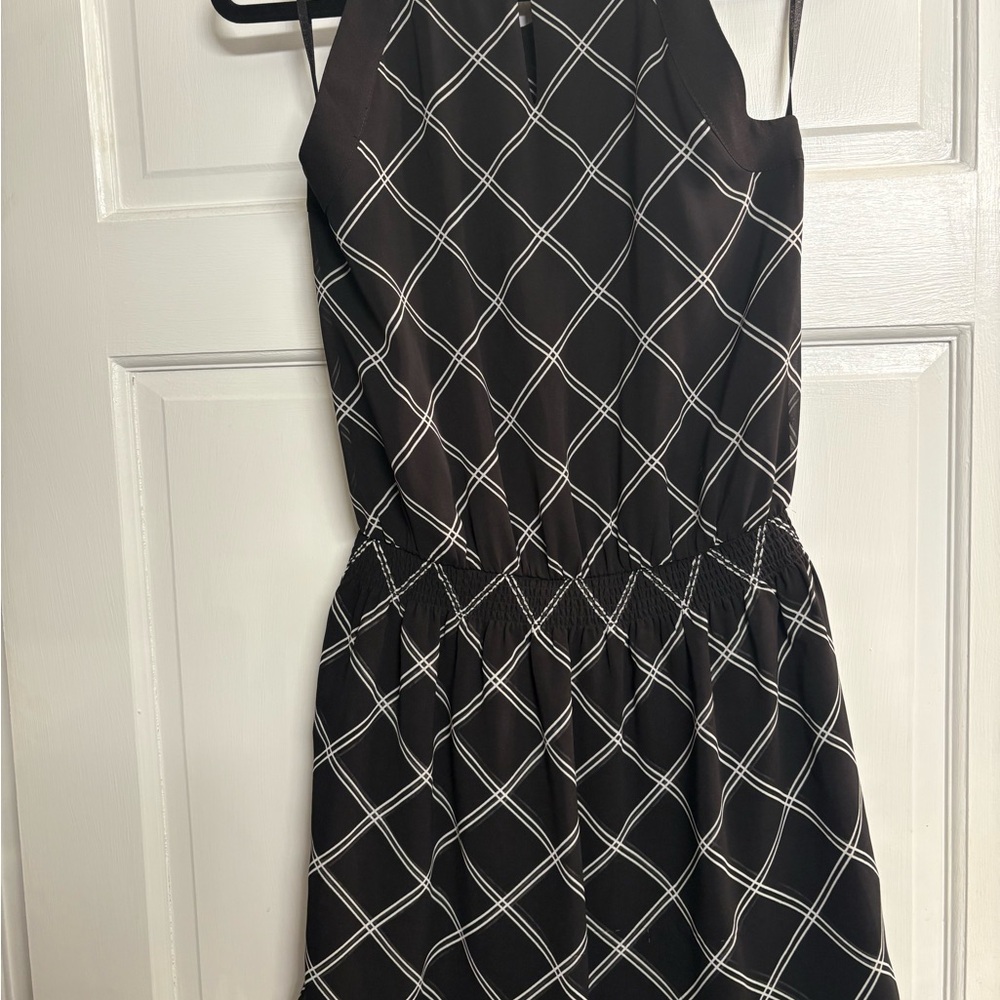 White House Black Market Black and White Women's Dress S - Picture 7 of 11